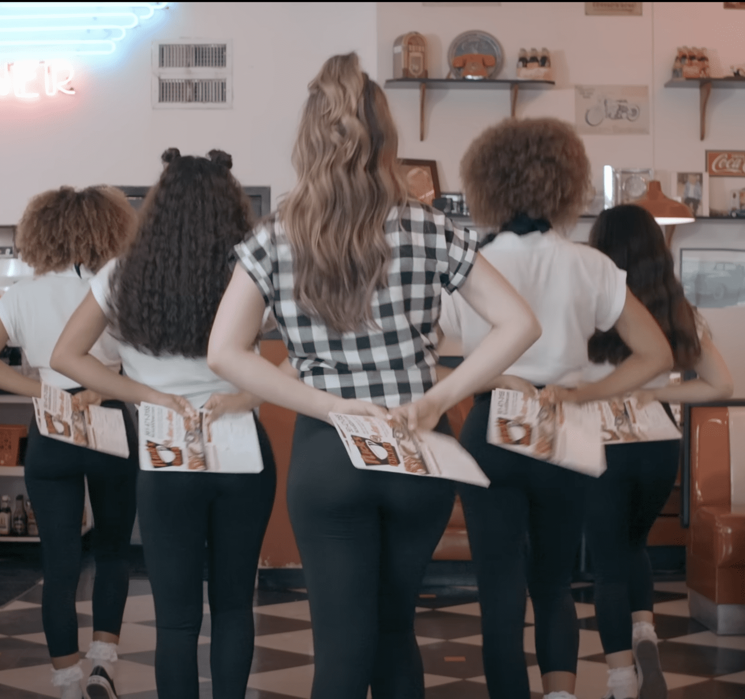 Wait – Lady D Music Video with vintage diner and retro car